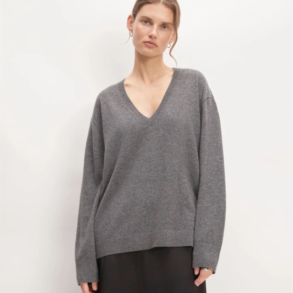 Everlane Cashmere Classic V Sweater
